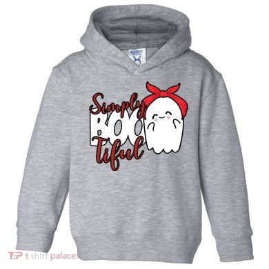 Simply Bootiful Cute Halloween Ghost Toddler Hoodie