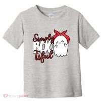 Simply Bootiful Cute Halloween Ghost Toddler T-Shirt thumb 0