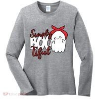 Simply Bootiful Cute Halloween Ghost Women's Long Sleeve Shirt thumb 0