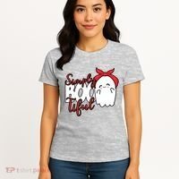 Simply Bootiful Cute Halloween Ghost Women's T-Shirt thumb 4