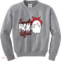 Simply Bootiful Cute Halloween Ghost Kids Sweatshirt thumb 0