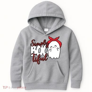 Simply Bootiful Cute Halloween Ghost Kids Hoodie