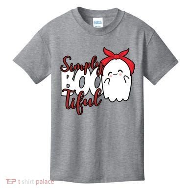 Simply Bootiful Cute Halloween Ghost Kids T-Shirt