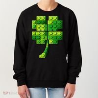 Shamrock Building Clover Blocks St Patricks Day Women's Sweatshirt thumb 0