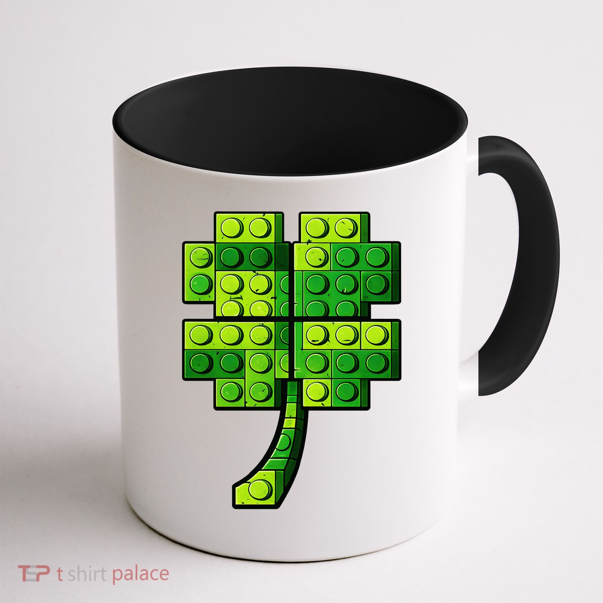 Shamrock Building Clover Blocks St Patricks Day Coffee Mug