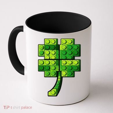 Shamrock Building Clover Blocks St Patricks Day Coffee Mug