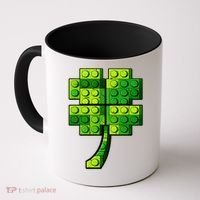 Shamrock Building Clover Blocks St Patricks Day Coffee Mug thumb 0