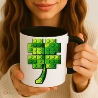 Shamrock Building Clover Blocks St Patricks Day Coffee Mug thumb 3