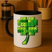 Shamrock Building Clover Blocks St Patricks Day Coffee Mug thumb 4