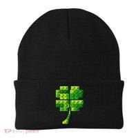 Shamrock Building Clover Blocks St Patricks Day Beanie thumb 0