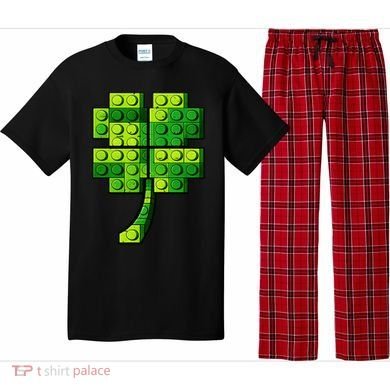 Shamrock Building Clover Blocks St Patricks Day Pajama Set