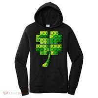 Shamrock Building Clover Blocks St Patricks Day Women's Hoodie thumb 0