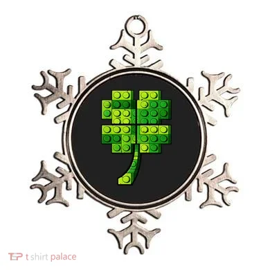 Shamrock Building Clover Blocks St Patricks Day Ornament