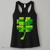 Shamrock Building Clover Blocks St Patricks Day Women's Tank Top thumb 3