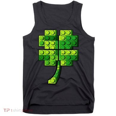 Shamrock Building Clover Blocks St Patricks Day Tank Top