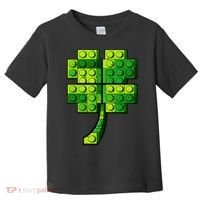 Shamrock Building Clover Blocks St Patricks Day Toddler T-Shirt thumb 0