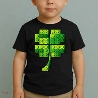 Shamrock Building Clover Blocks St Patricks Day Toddler T-Shirt thumb 2