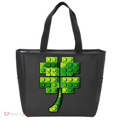 Shamrock Building Clover Blocks St Patricks Day Tote Bag