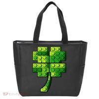 Shamrock Building Clover Blocks St Patricks Day Tote Bag thumb 0