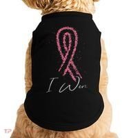 Survivor Breast Cancer Awareness Doggie Tank thumb 0