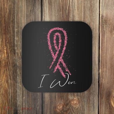 Survivor Breast Cancer Awareness Coaster