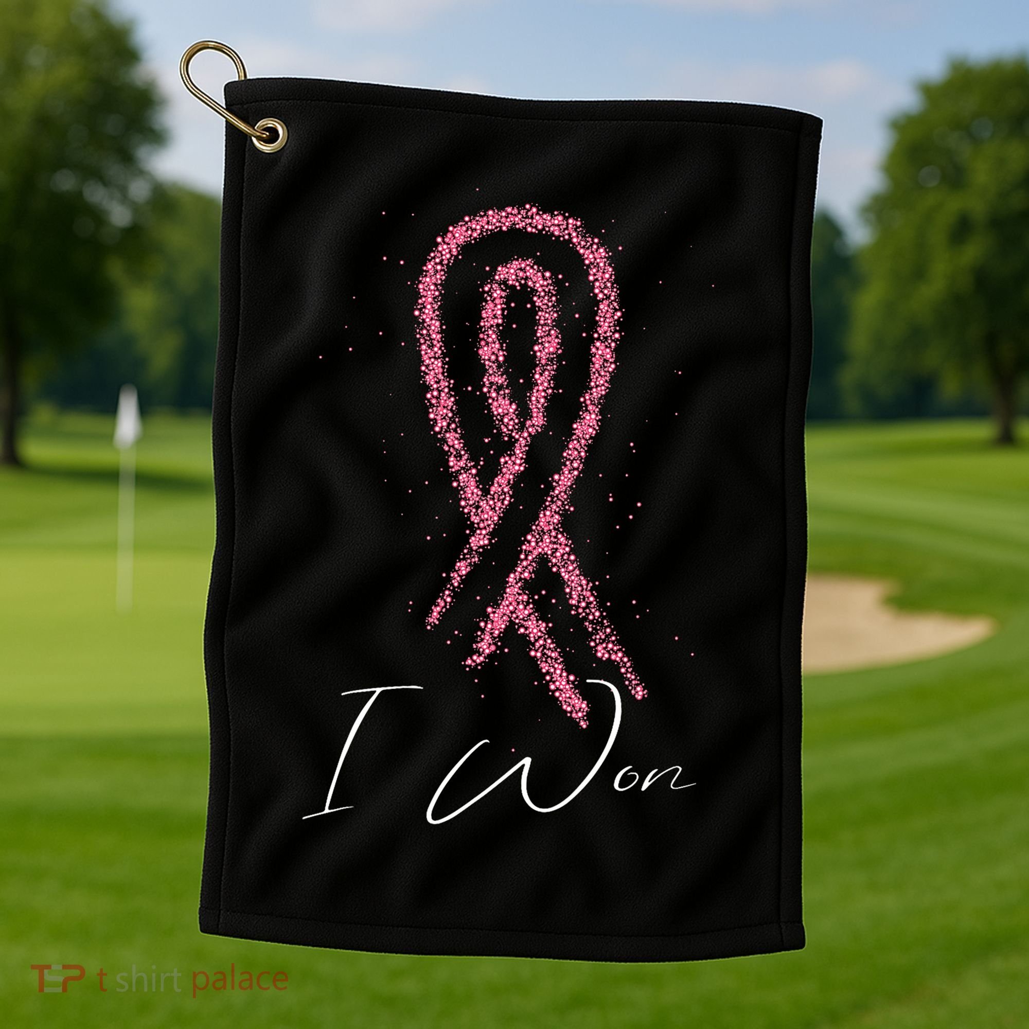 Survivor Breast Cancer Awareness Golf Towel