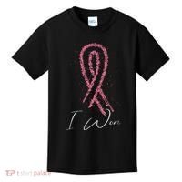 Survivor Breast Cancer Awareness Kids T-Shirt thumb 0