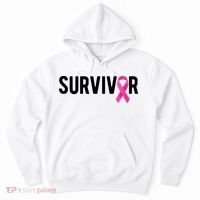 Survivor Breast Cancer Awareness Ribbon Hoodie thumb 0