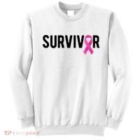Survivor Breast Cancer Awareness Ribbon Sweatshirt thumb 0
