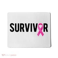 Survivor Breast Cancer Awareness Ribbon Mousepad thumb 0