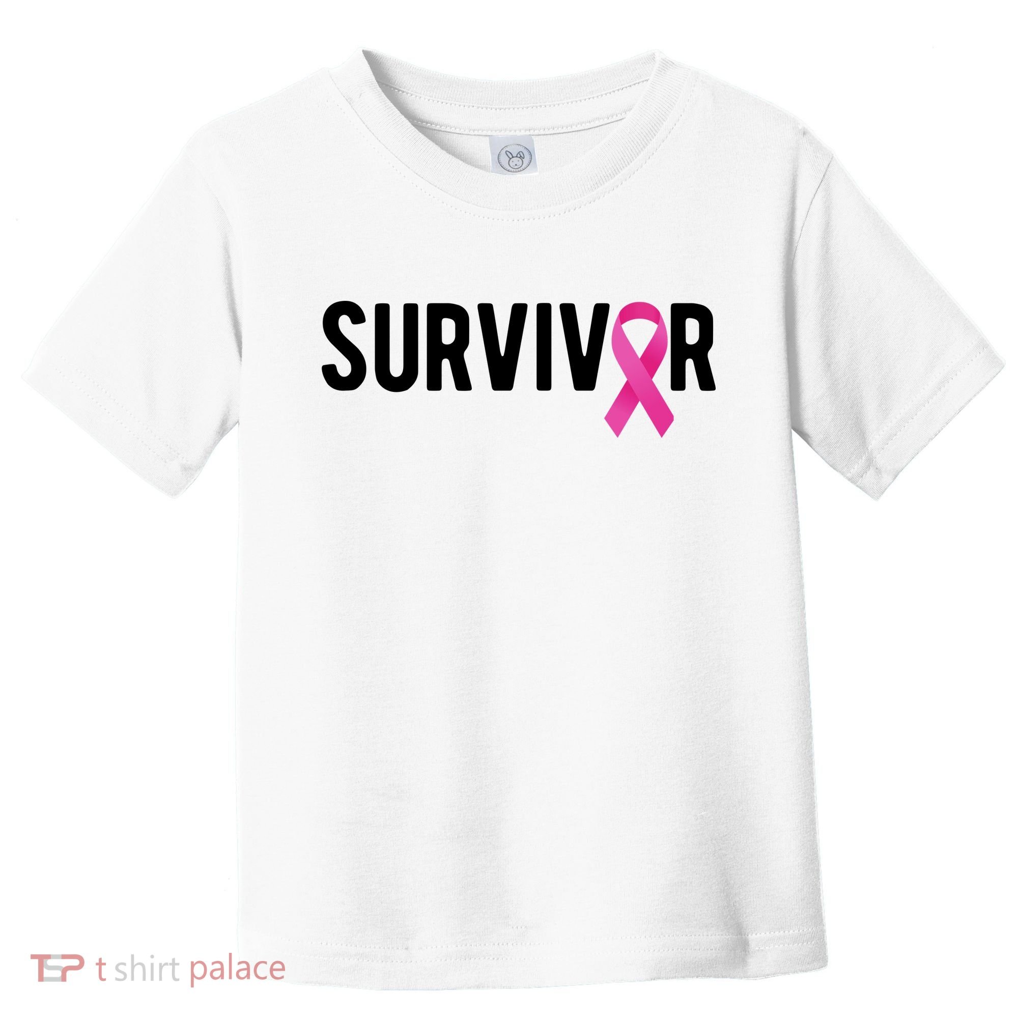 Survivor Breast Cancer Awareness Ribbon Toddler T-Shirt