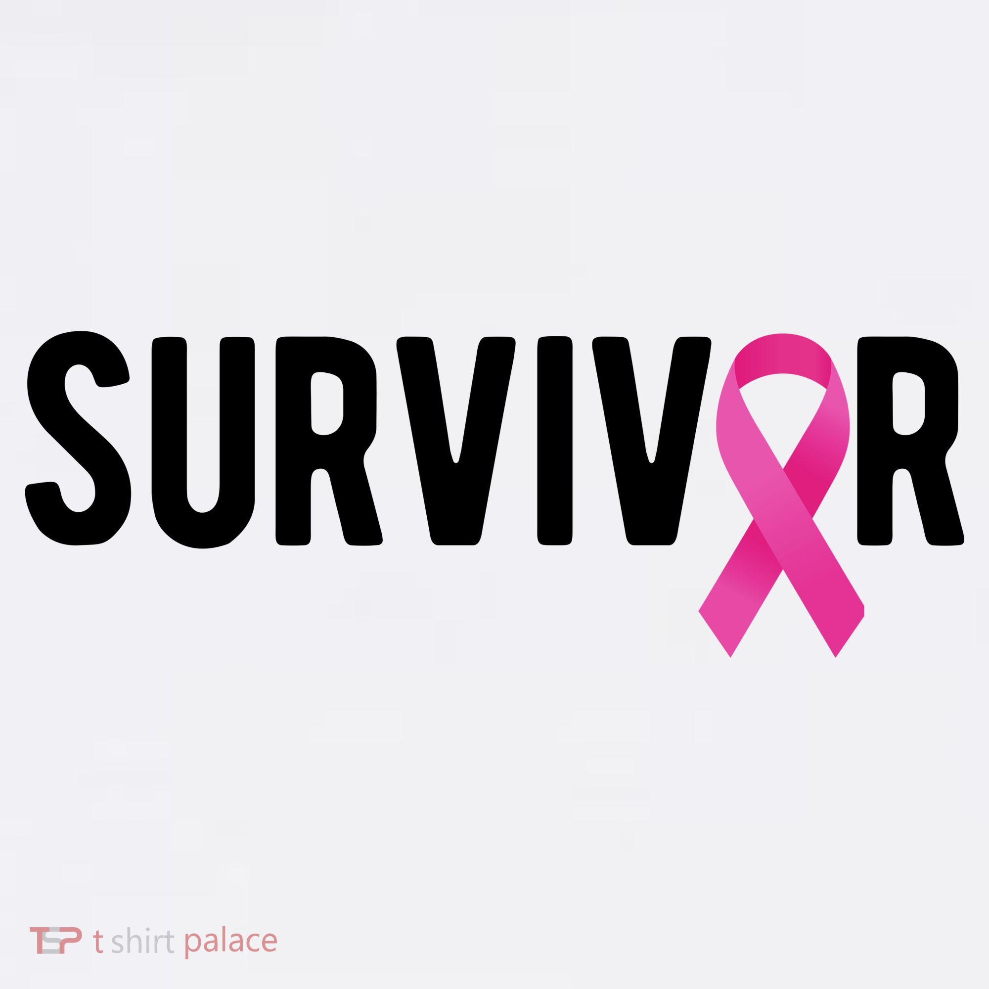 Survivor Breast Cancer Awareness Ribbon Visor