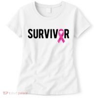 Survivor Breast Cancer Awareness Ribbon Women's T-Shirt thumb 0