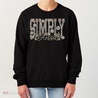 Simply Blessed Camo Women's Sweatshirt thumb 0