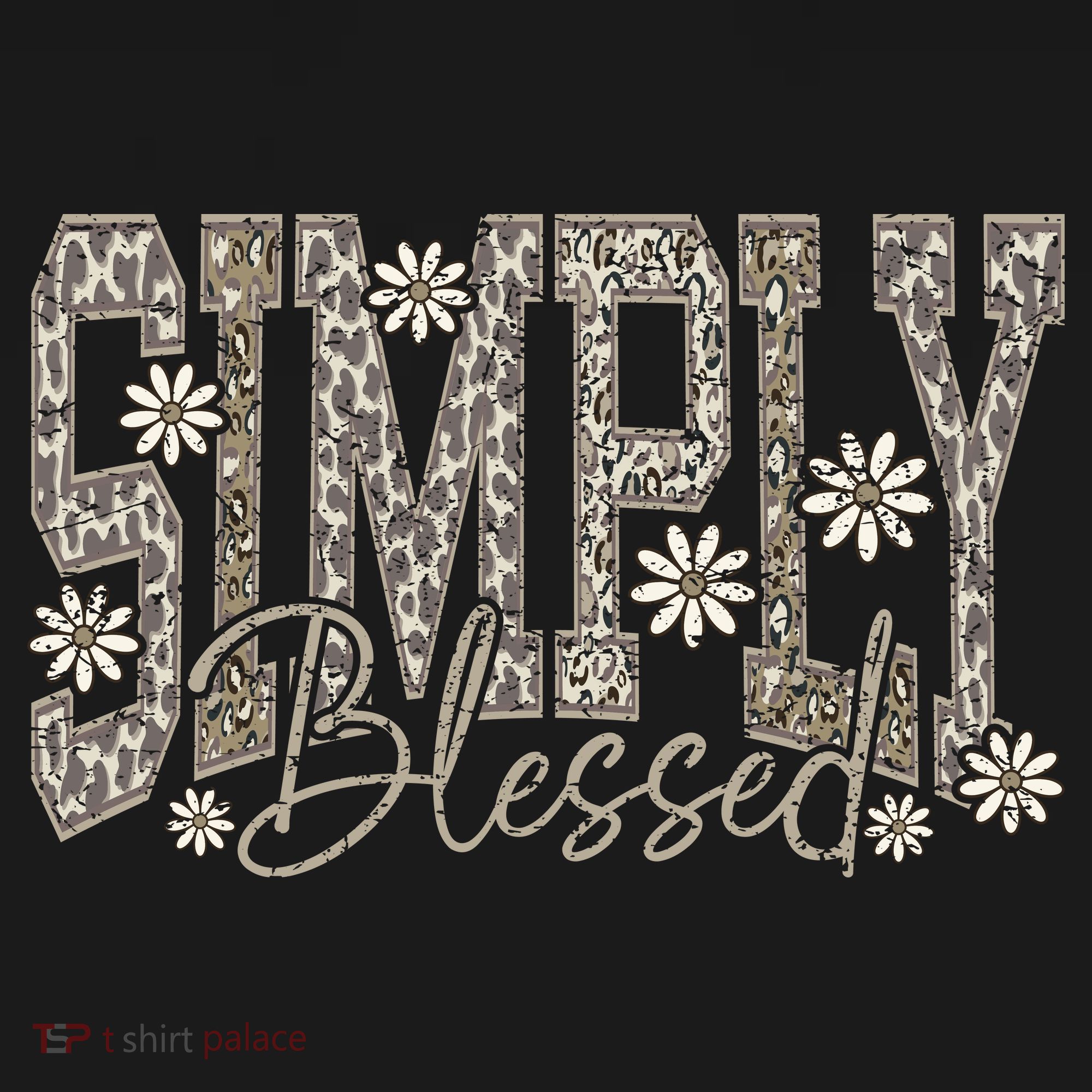 Simply Blessed Camo USA-Made Doggie Bandana