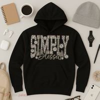 Simply Blessed Camo Hoodie thumb 3