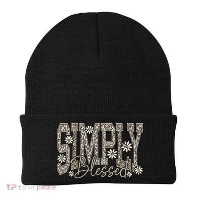 Simply Blessed Camo Beanie