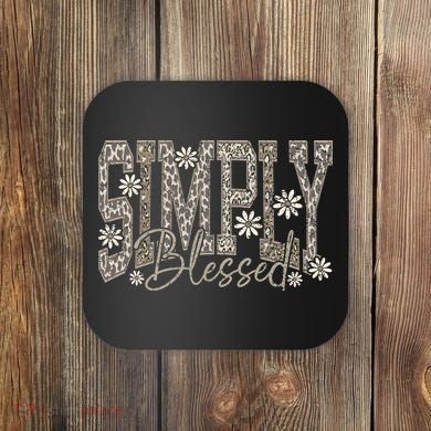 Simply Blessed Camo Coaster