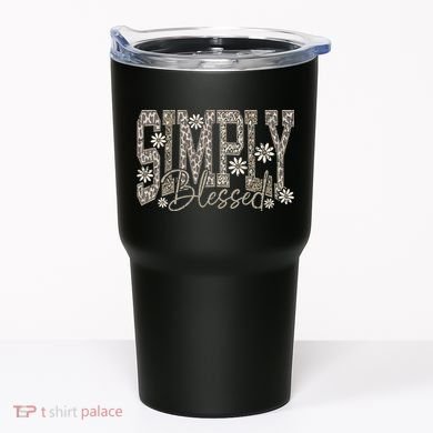 Simply Blessed Camo Tumbler