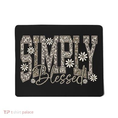 Simply Blessed Camo Mousepad