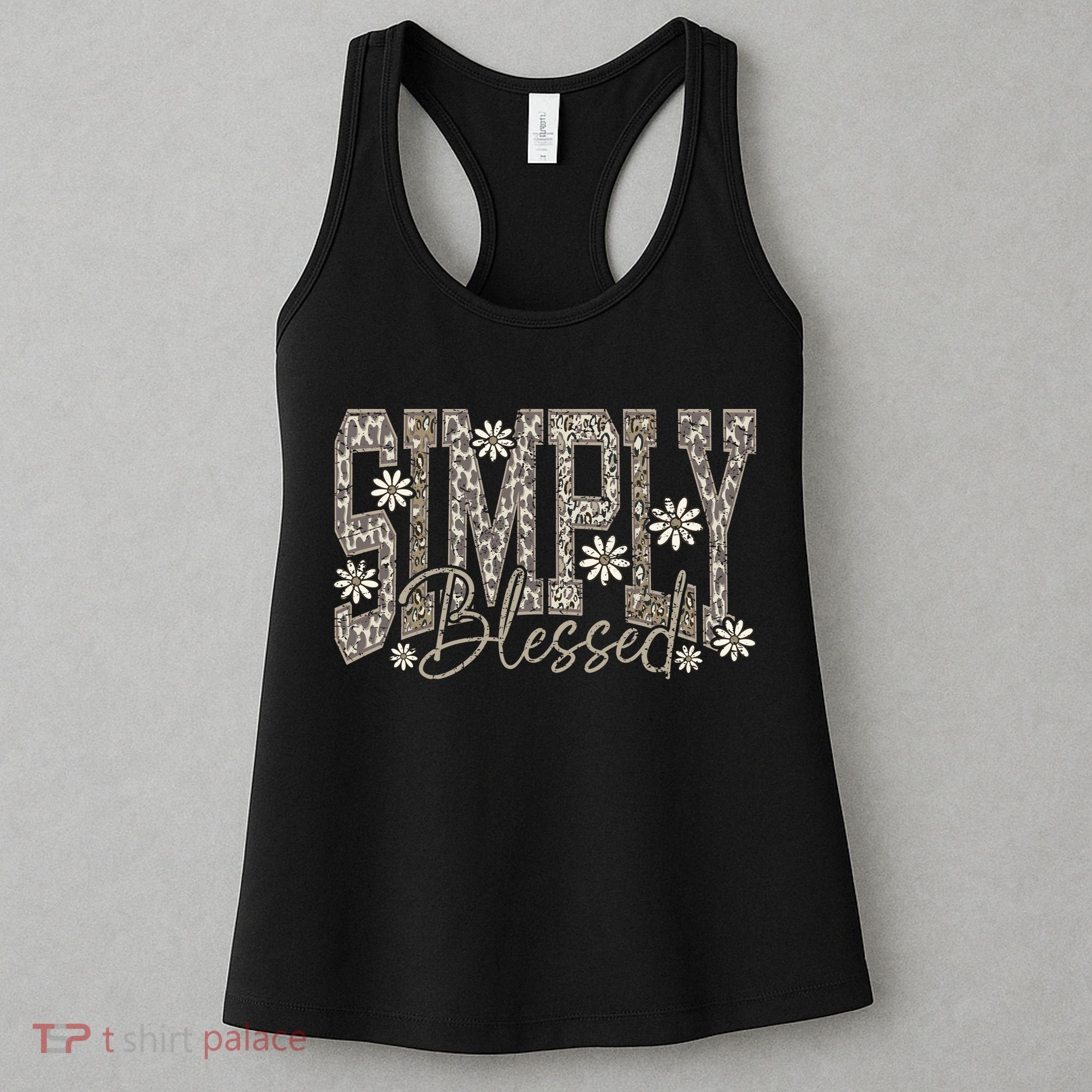 Simply Blessed Camo Women's Tank Top