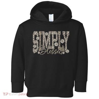 Simply Blessed Camo Toddler Hoodie