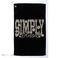 Simply Blessed Camo Golf Towel thumb 0