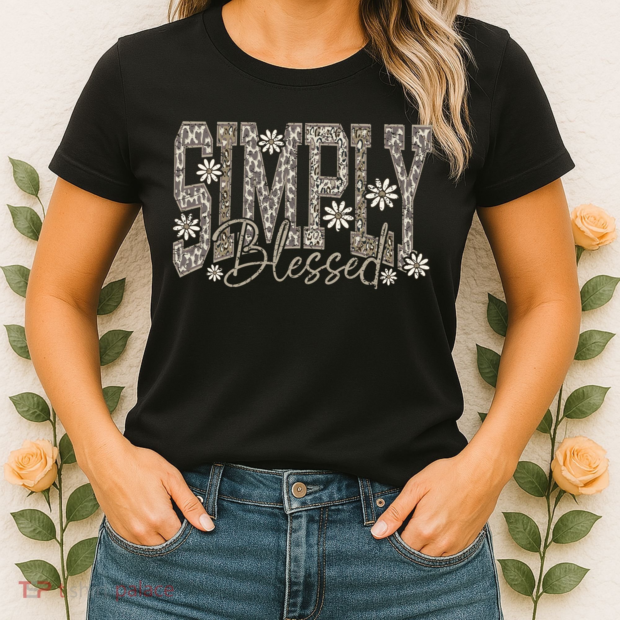 Simply Blessed Camo Women's T-Shirt