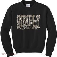 Simply Blessed Camo Kids Sweatshirt thumb 0