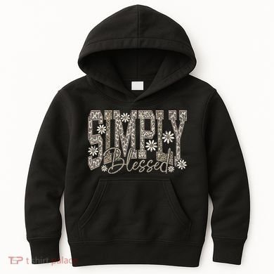 Simply Blessed Camo Kids Hoodie