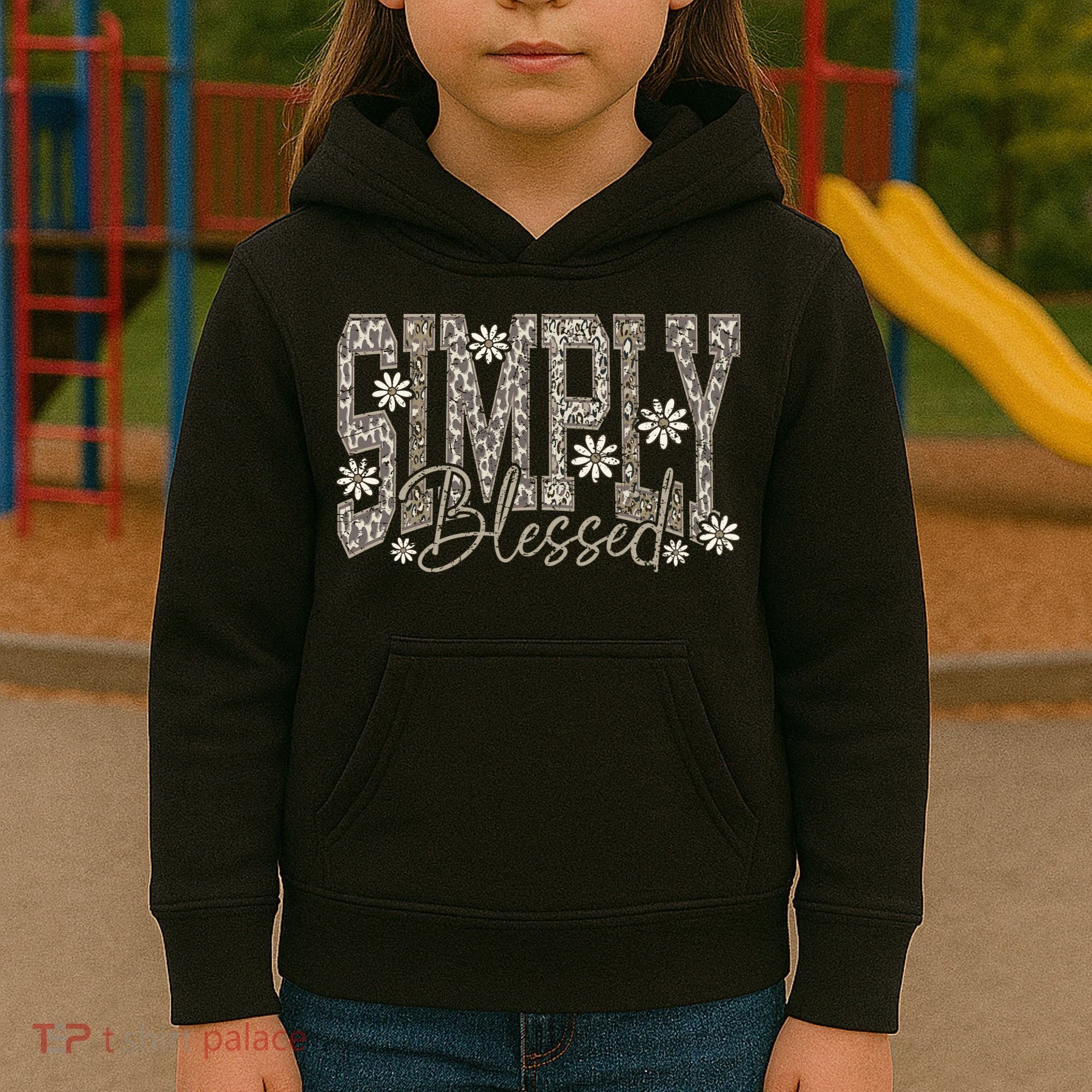 Simply Blessed Camo Kids Hoodie