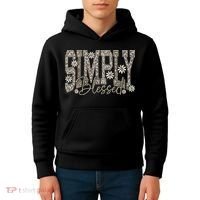 Simply Blessed Camo Kids Hoodie thumb 4