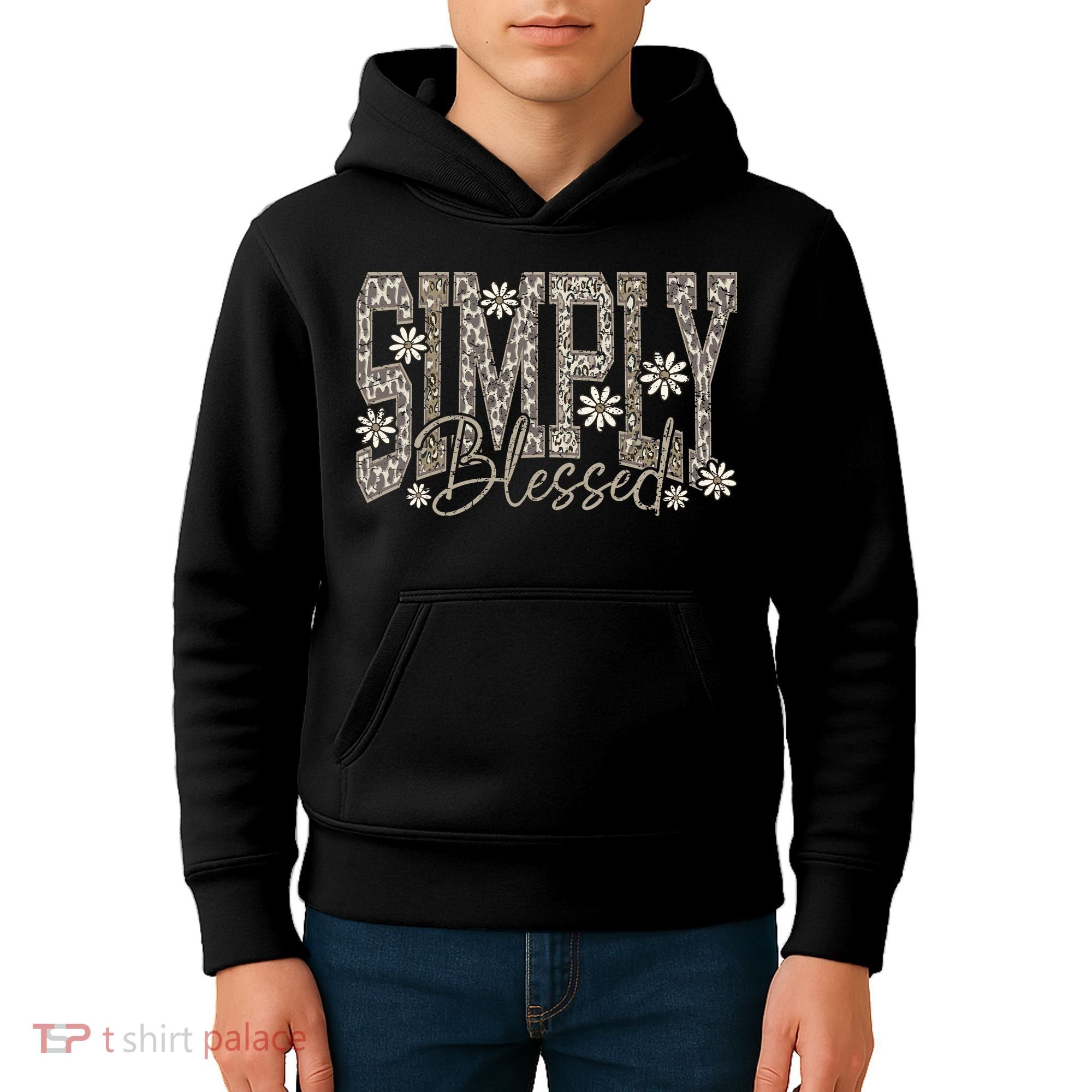 Simply Blessed Camo Kids Hoodie