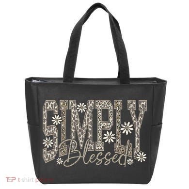Simply Blessed Camo Tote Bag